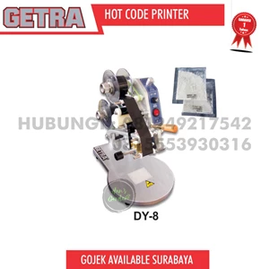 Expired Label Printer Machine / Hot Code Printer GETRA DY 8