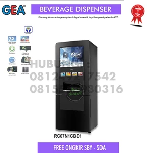 Mesin Juice Dispenser automatic dispenser minuman 4 wheels GEA RC
