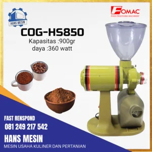 Mesin Giling Kopi GRINDER FOMAC COG HS850