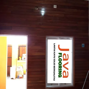 Dinding Lantai Kayu Parket Indoor / Outdoor