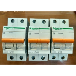 Mcb / Miniature Circuit Breaker Domae 2Phase 40A Schneider