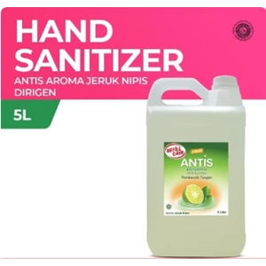 Antis Hand Sanitizer Aroma Jeruk Nipis  5L