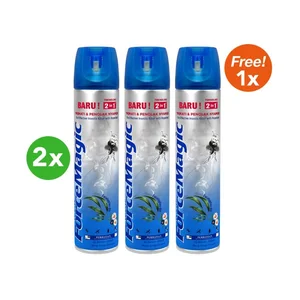 Force Magic Pembasmi Nyamuk Blue Buy 2 Get 1 Free