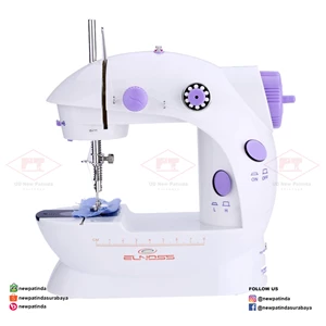 Portable / Mini Sewing Machine FHSM-202 2 thread ELNOSS brand