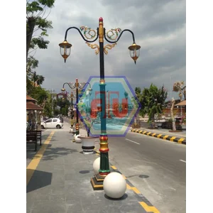 Tiang Lampu Taman Cabang 2