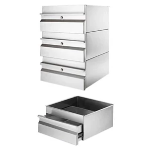 Stainless Steel Drawer Size 410 X 410 X 125Mm