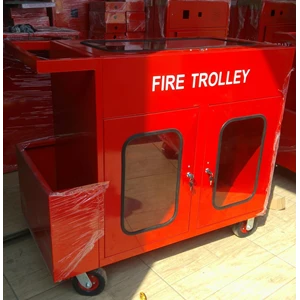 Fire Trolley Dengan Dudukan Apar