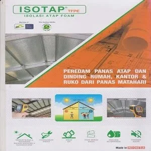 Busa isotap aluminium atap 4mm x 1m x 30m 