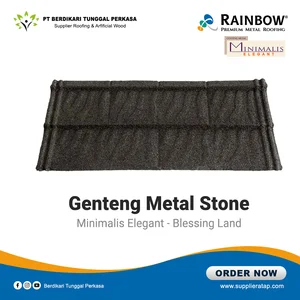 Genteng Metal Stone Minimalis Elegant Rainbow Roof
