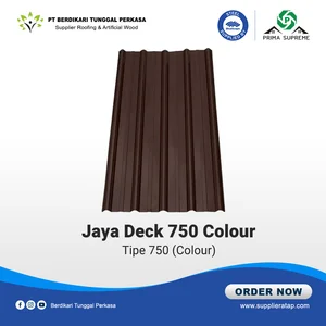 Atap Aluminium Zinc Prima Supreme Bluescope Jaya Deck 750 Colour