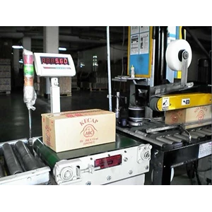 Timbangan Digital Checkweigher Belt Conveyor For Cortoon Box