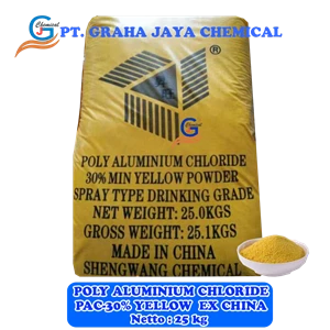 Poly Aluminium Chloride (PAC) Kuning Kunyit Bubuk