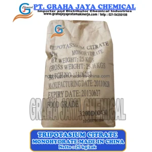 Tripotassium Citrate ex China 25 Kg