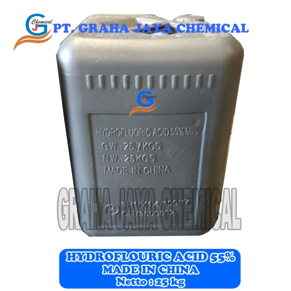 Hydrofluoric Acid 55% - HF55% (Cairan Anti Karat)