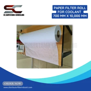 Paper Filter Roll for Coolant 700 mm X 100 m