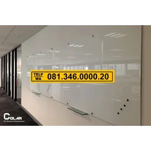 Papan Tulis Kaca 200 Cm X Tinggi 100 Cm