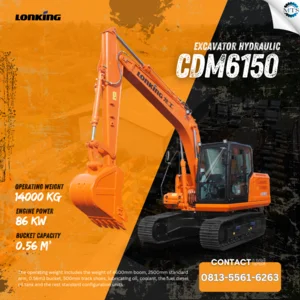 Excavator Hidrolik - Lonking - CDM6150