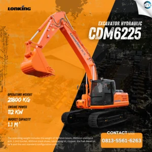 Excavator Hidrolik- Lonking - CDM6225