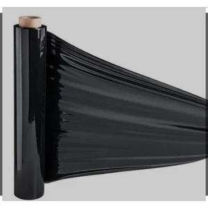 Plastik Wraping hitam Kemasan Film dan foil 1 Roll 