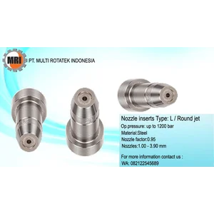 Sparepart Pompa - Nozzle Inserts Type: L / Round Jet