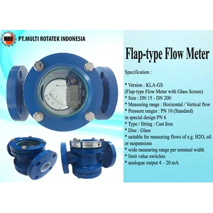 Flow Meter with Glass Screen Type KLA-GS