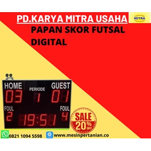  Papan Skor Futsal Gigital (Papan Score LED)