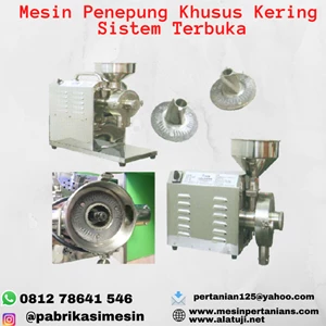 Price of special open system dry penepung machine 