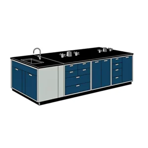  Island Bench dengan Sink Meja Lab Ruangan Tengah (Lemari Asam)