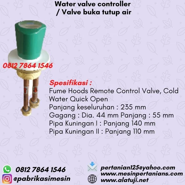  Water valve controller   Lemari Asam