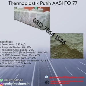 Thermoplastik Putih AASHTO 77