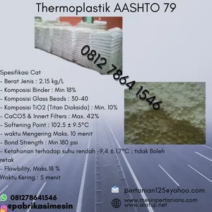  Thermoplastik AASHTO 79 ( Mesin Marka Jalan)