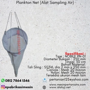  Plankton Net (Alat Sampling Air)  Alat Laboratorium Air