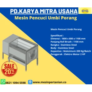 Katalog Mesin Pencuci Umbi Porang