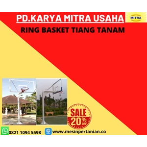 BASKETBALL BOARD RING ACRYLIC THICKNESS 15 MM PER ONE CARBON STEEL PLANTING