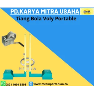 Tiang Bola Voli Portable TBV-1