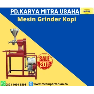 Mesin Grinder Kopi Pembubuk / Mesin Penggiling Biji Kopi Kapasitas 50 Kg/Jam