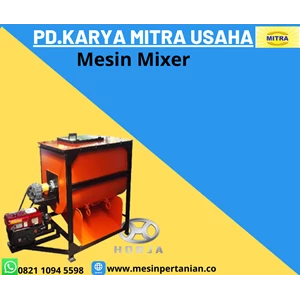 Mesin Mixer Kompos Kapasitas Mesin 50 Kg/Batch / Mesin Mixer Pengaduk Pakan Ternak