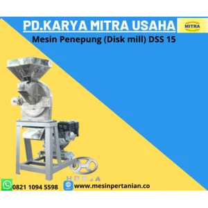 Mesin Penepung (Disk mill) Stainless Steel 304 Type DSS-15
