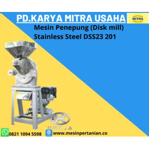 Mesin Penepung (Disk mill) Stainless Steel 201 Type DSS-23