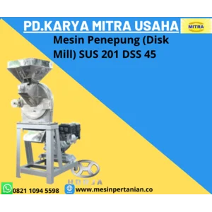 Mesin Penepung (Disk mill) Stainless Steel 304 Type DMS-45