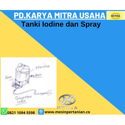 Dari Tanki Iodine dan Spray Kapasitas 50 Liter 3