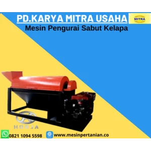 Mesin Pengurai Sabut Kelapa Kapasitas Mesin 522 Kg/Jam