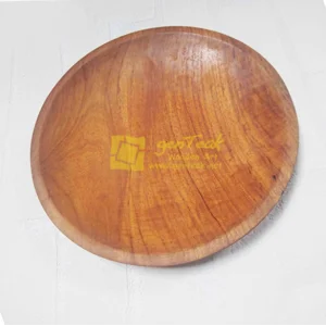Piring Cobek Kayu Jati Besar