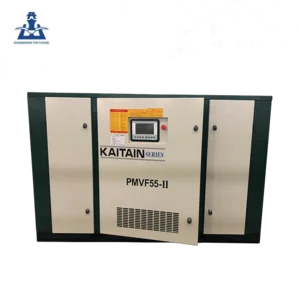 Efisiensi Energi Kompresor Listrik Udara Rotary Sekrup Ganda Stasioner Untuk Mesin Plester Kaishan Compressor