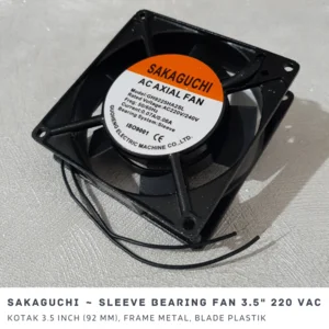 Ac 220V 92Mm 3.5Inch Sleeve Bearing Panel Fan Merk Sakaguchi Gh9225ha2sl