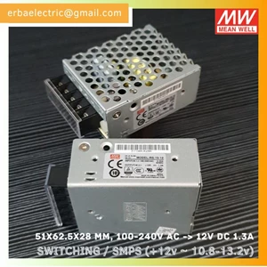 Power Supply Komputer Mean Well Rs-15-12 Smps