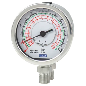 Differential pressure gauges with bourdon tube 