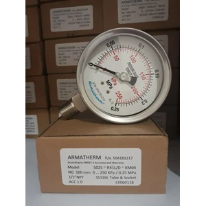  pressure gauge 0.25 mpa 