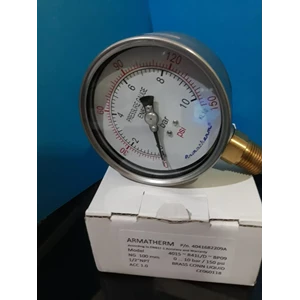  pressure gauge stainless brass 10 bar 