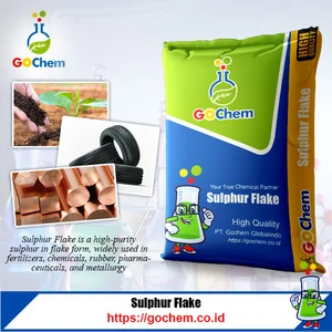 Bahan Kimia Sulphur flake atau Belerang